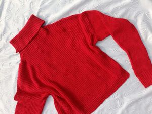 Forever21 Turtleneck Cropped Pullover