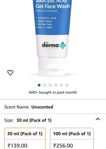 The Derma Co 1% Salicylic Acid Gel Face Wash