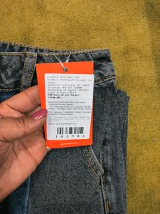 💙🖤 Two tone side pocket Mom jeans Highrise