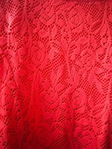 Coral Lace Dress