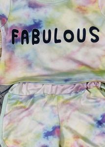 Combo For Himanshi Multicolored Text Print Set