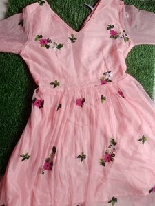 Pink Floral Dress