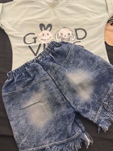Kids Shorts With Top