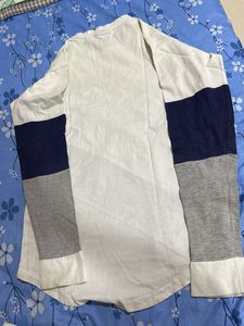 White Full Sleeve Tshirt