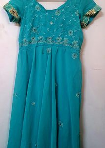 Cyan Tailor Made Gown