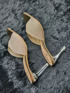New Embellished Open Toe Heels