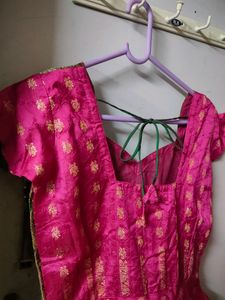 Saree stitched anarkali