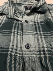 Mens Green Check Shirt “NUON”, West Side