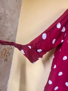 Red Polka Dot Tunic