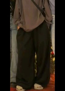 Black Wide Leg Lounge Pants (Exact Same As Shown)