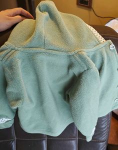 Cute Kids Green Hooded Jacket