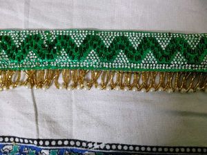 Waist Belt With Beads And Stones Work
