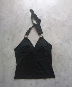 Y2k Halter Neck Bralette Tie Up Top.