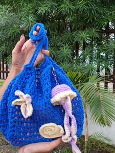Ocean Crochet Bag