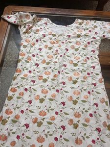 Floral Print Kurta