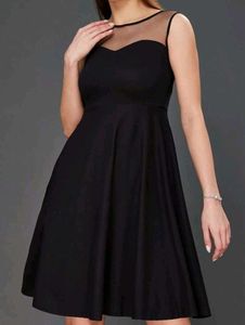 Chic Black Fit & Flare Dress