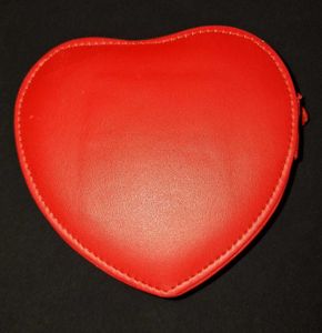 Red Heart Pouch