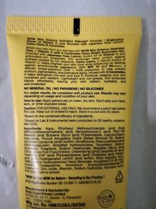 WOW Skin Science SPF 70 Sunscreen