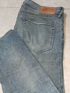 Men's Gray Denim Jeans