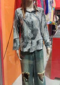 Patterned Blouse