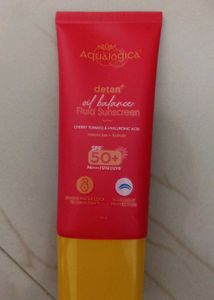 Aqualogica Detan Oil Balance Fluid Sunscreen