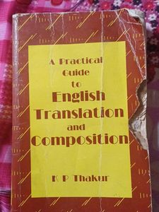 Kp Thakur Translation And Composition Book