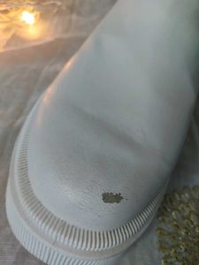 White Platform Chelsea Boots