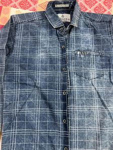FADED STYLE MEN DENIM SHIRT