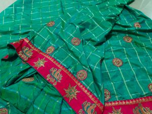 Sea Green Fancy Saree