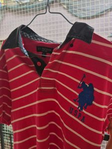 Striped USPA T-Shirt
