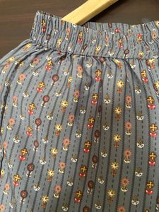AURELIA Gray Kurta Palazzo Set (S)