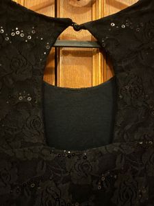 -lacy black dress-