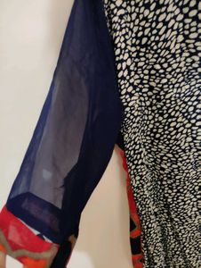 Printed Straight Long Length Kurti For Festive