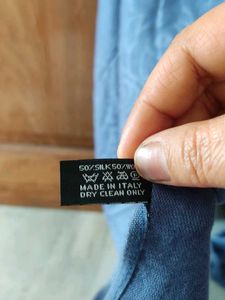 Chanel Elegant Blue Scarf