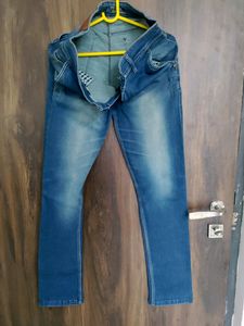Blue Stretchable Jeans