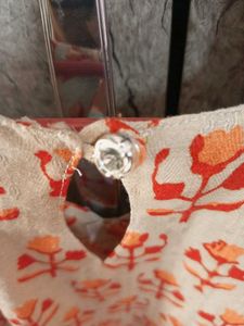 Orange Stitched Suit