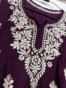 Elegant Embroidered Kurti
