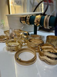 New Gold Chunky Bracelet bangle kada