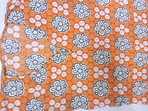 Flower Prints Cotton Yellow Kurta