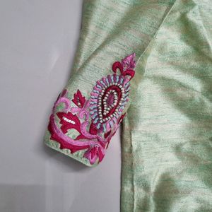 Nawabi Style WOMAN Party Wear Kurta Size XL