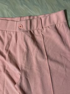 Pink Wide Leg Trousers