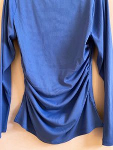 M11- Blue Long Sleeve Top Stylish