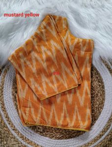 Ikkat Boat Neck Blouse