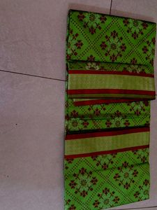 sambalpuri print saree with pata blouse piece