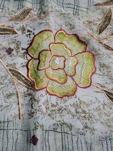 Floral Embroidered Saree