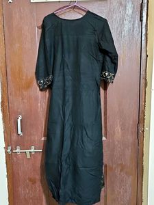 Black Kurta With Jacket