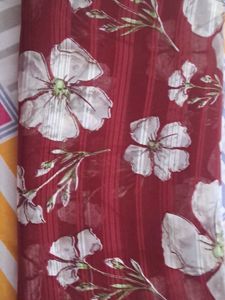 Floral Maroon new saree