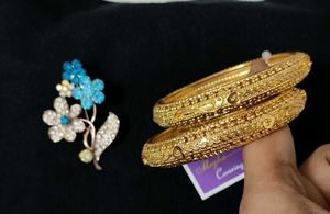 Golden Guarantee Big Kada Bangle