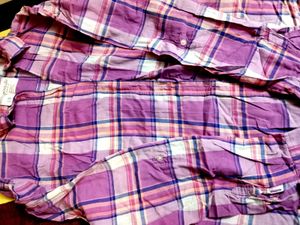Purple Plaid Shirt
