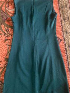 Green Thick Fabric Dress